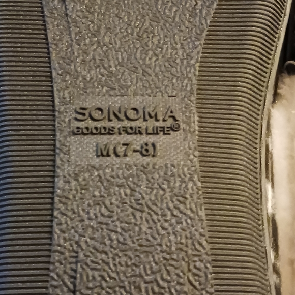 NWT! Sonoma Slippers Sz Medium 7-8 - Picture 10 of 10